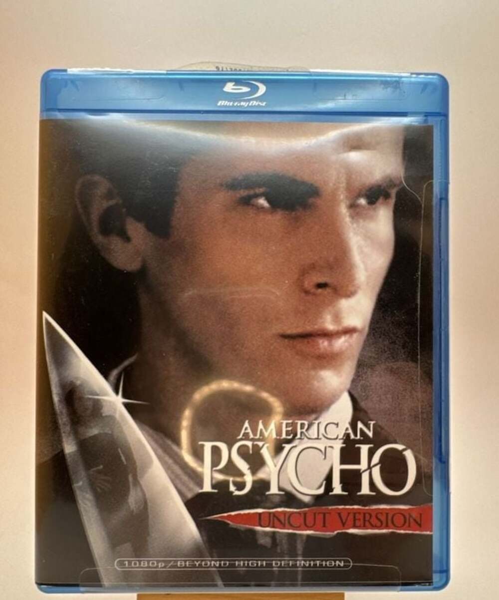 American Psycho Uncut Version on Blu-ray. Lionsgate release, 1080p High